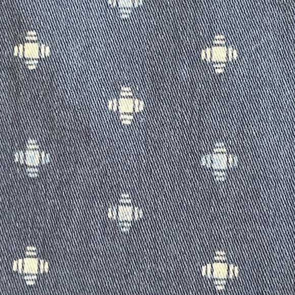 a.n.a. Women's Plus-Size 28 BLUE w/GEOMETRIC  7" Mid Rise Flat-front Chino Short - Picture 6 of 12